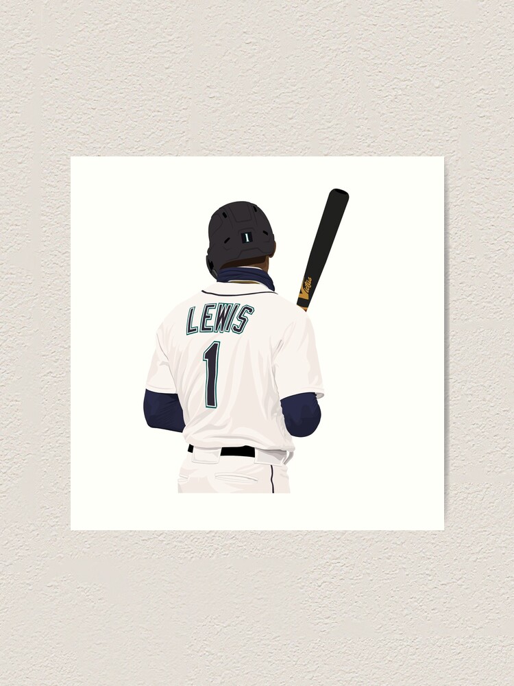 Jarred Kelenic Baseball Paper Poster Mariners 2 - Jarred Kelenic - T-Shirt