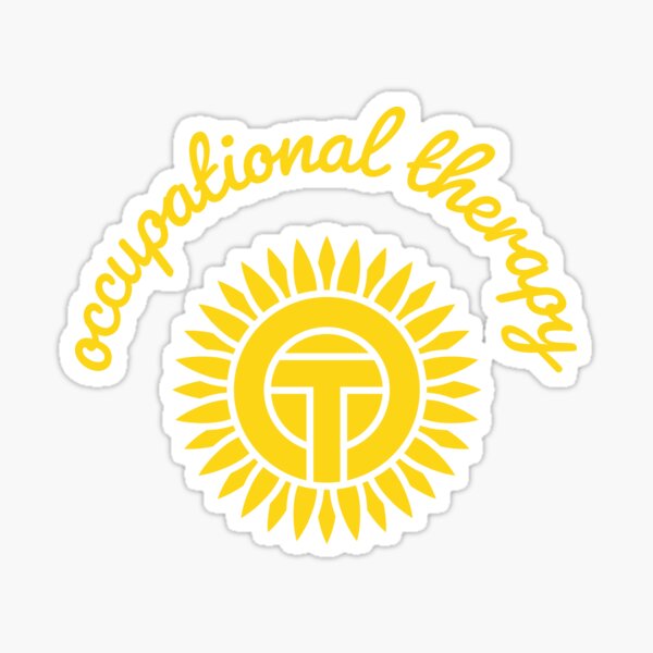 Occupational therapy stickers and sunshine Sticker
