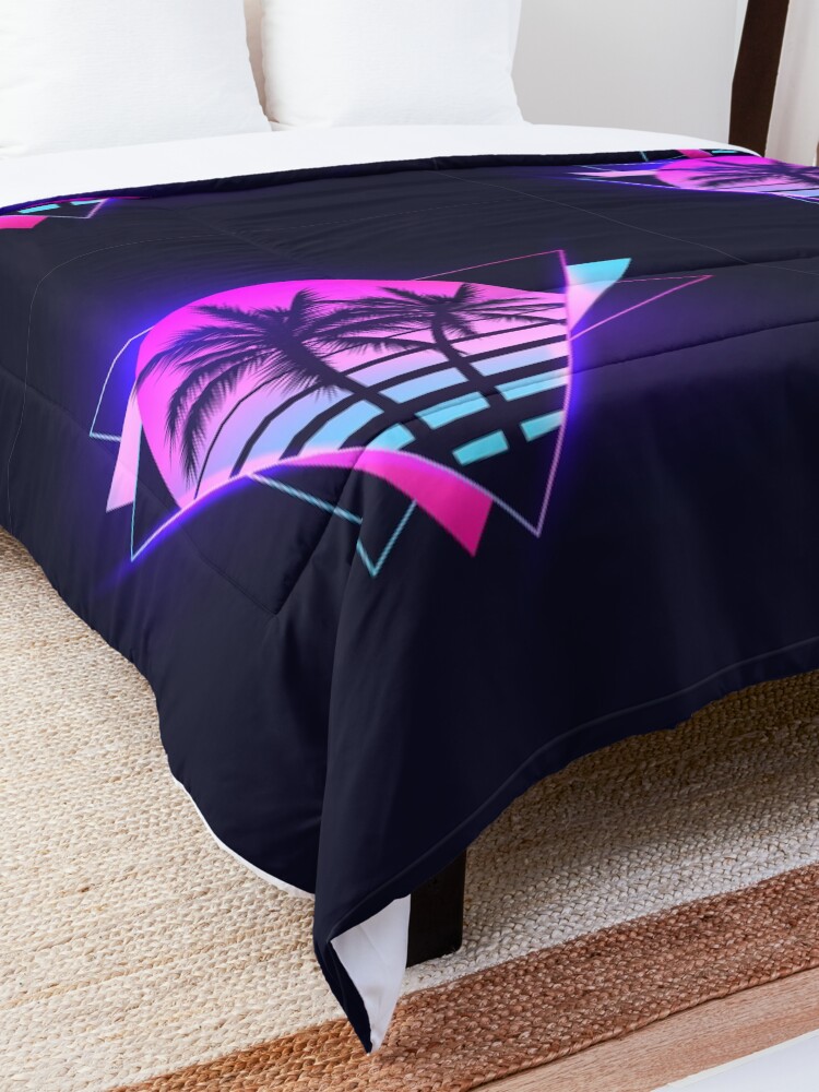 Alternate view of Retrowave 2 Comforter