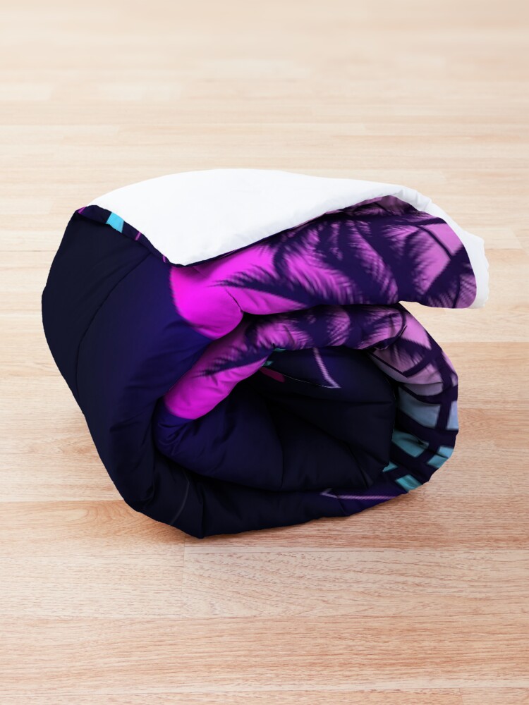 Alternate view of Retrowave 2 Comforter