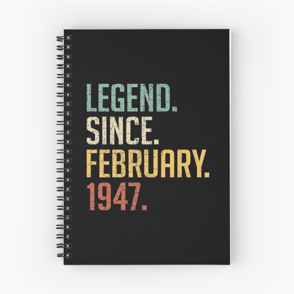 Item preview, Legend Since February 1947 74th Birthday Gift 74 Years Old Vintage February 1947 designed and sold by Takatv.