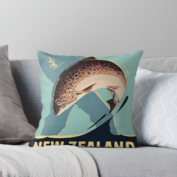 Item preview, New Zealand retro poster designed and sold by CorasPosters.