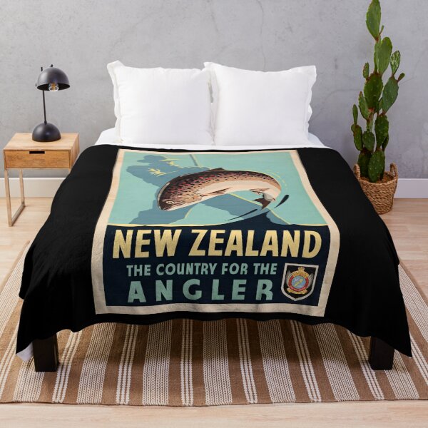Item preview, New Zealand retro poster designed and sold by CorasPosters.
