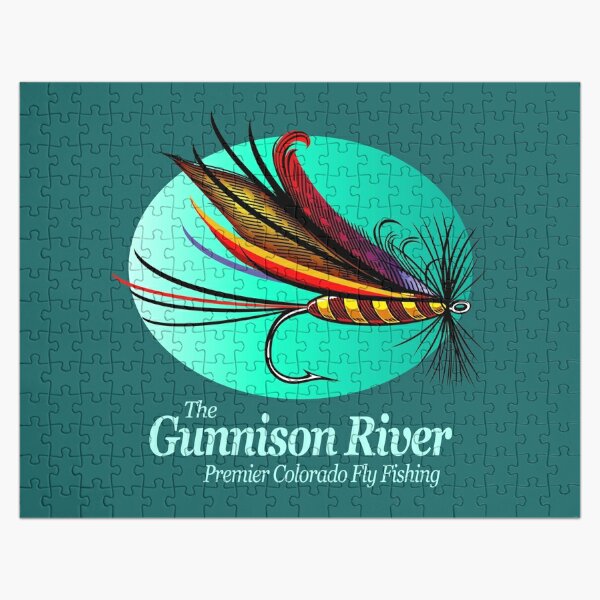 Fly Fishing Platte River Colorado Jigsaw Puzzle