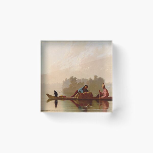 Item preview, Comerciantes de pieles descendiendo del Missouri - George Caleb Bingham - 1845 designed and sold by CJET.