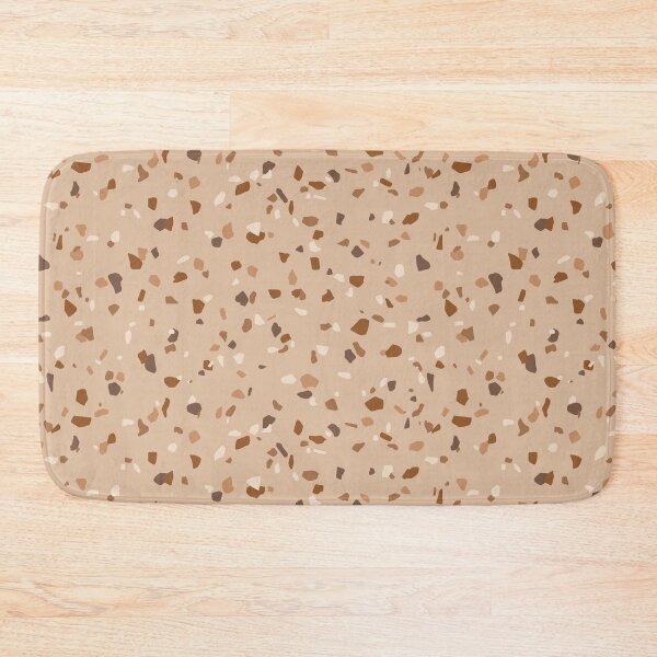 Artikelvorschau, Toffee Browns Terrazzo nahtloses Muster Terrazzo Zubehör Terrazzo Dekor entworfen und verkauft von Erin Kendal.