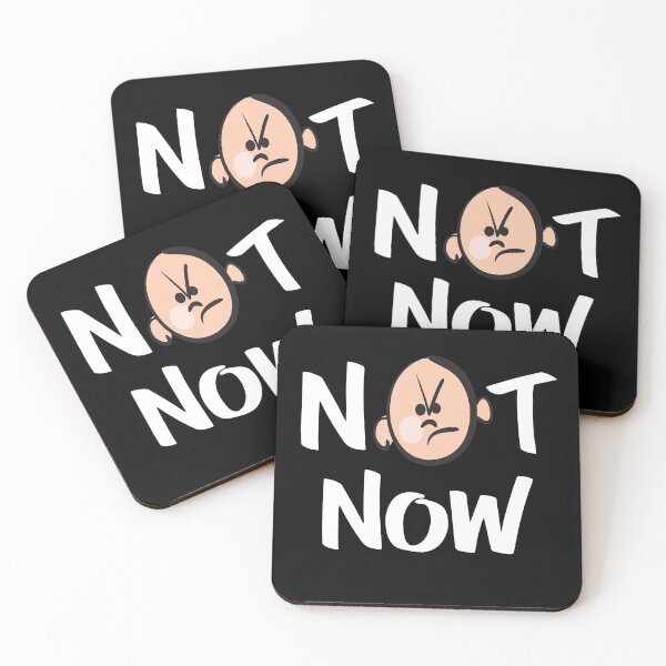 Item preview, Not Now Cute Angry Kid Art designed and sold by ProjectX23.