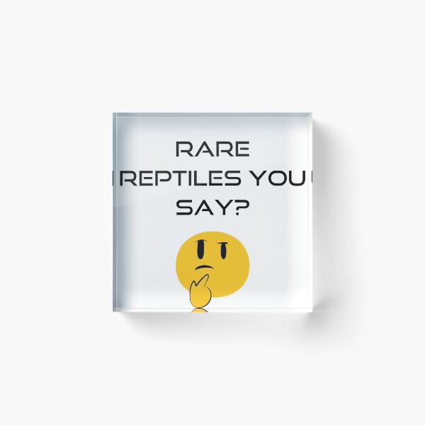 Item preview, Reptiles raros que dices cara designed and sold by Dandistries.