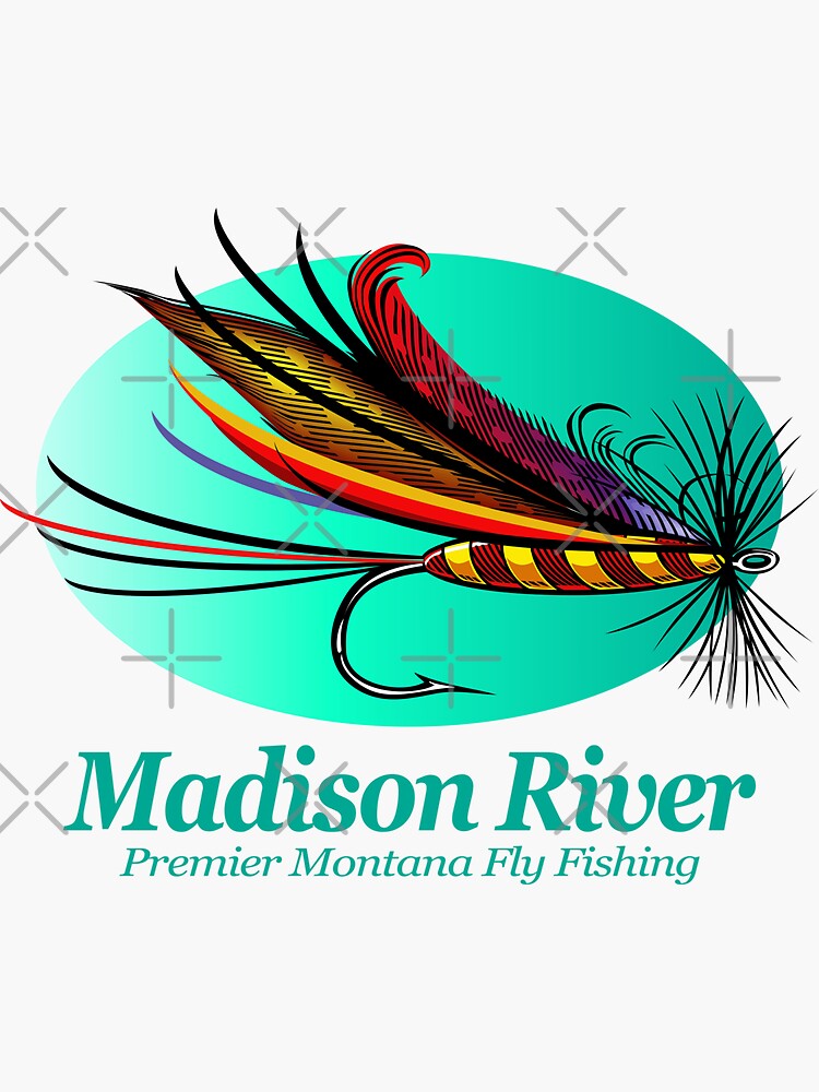 Madison River Fly Fishing (FSH) Sticker for Sale by curranmorgan