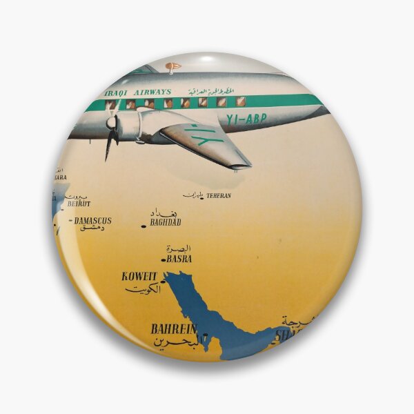 Item preview, Iraqi Airways retro poster designed and sold by CorasPosters.