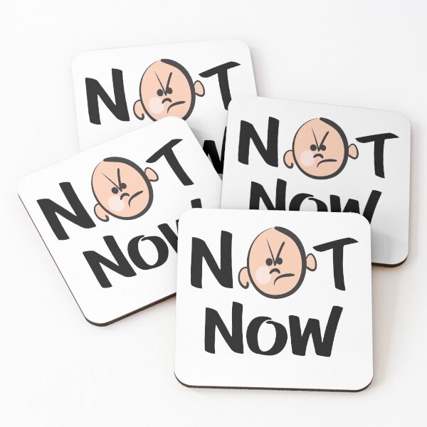 Item preview, Not Now Cute Angry Kid Art designed and sold by ProjectX23.
