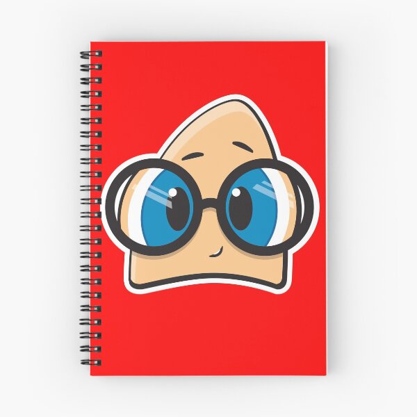 Item preview, Happy, smiling cartoon character Tippy wears big glasses designed and sold by ArtsArtyArt.