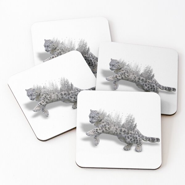 Item preview, Snow Leopard, Double Exposure designed and sold by InvestingRoad.
