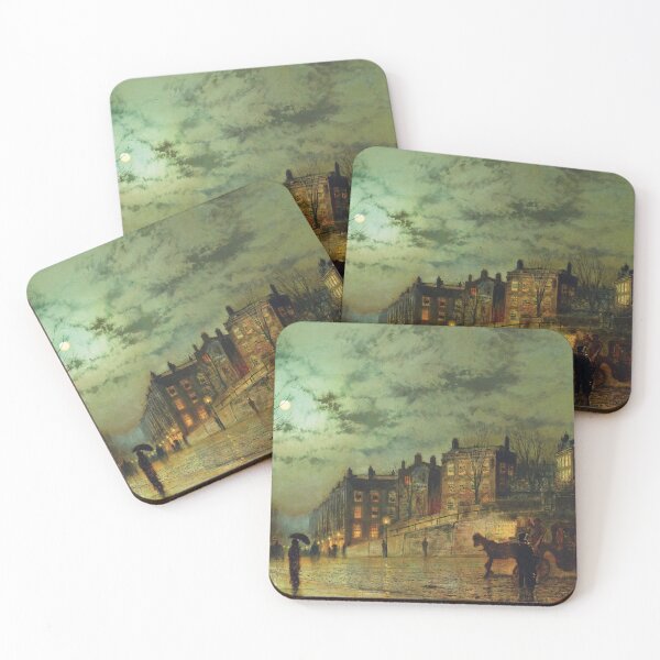 Item preview, Hampstead Hill, Looking Down Heath Street - John Atkinson Grimshaw - 1881 designed and sold by CJET.
