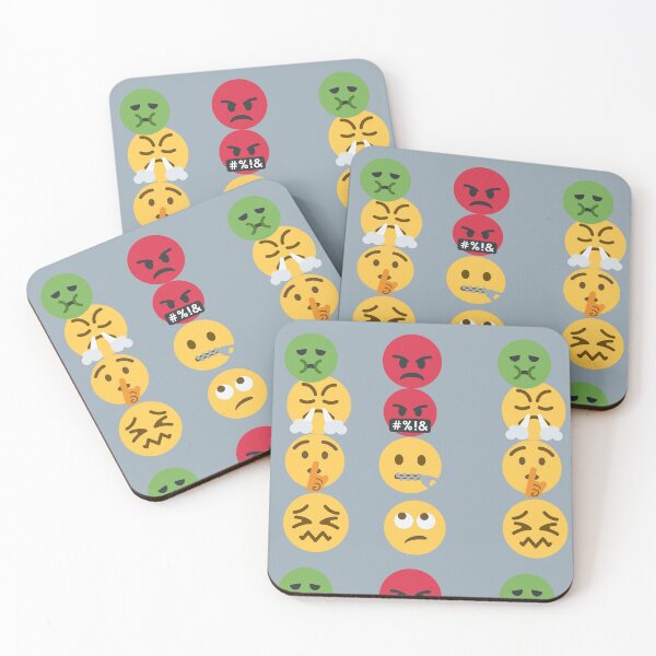 Item preview, Emoticons comforting pattern designed and sold by UncleStuScience.