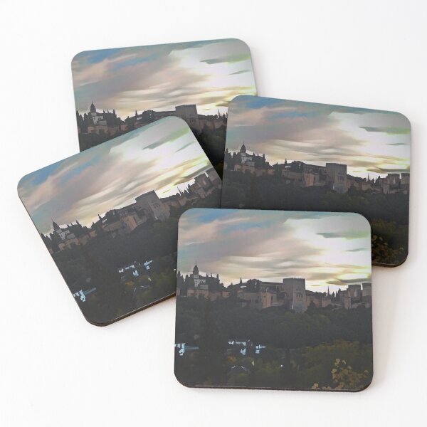 Item preview, Alhambra at Sunset Illustration designed and sold by tremendoustees.