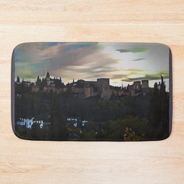 Item preview, Alhambra at Sunset Illustration designed and sold by tremendoustees.