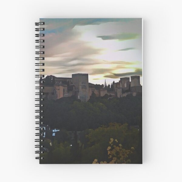 Item preview, Alhambra at Sunset Illustration designed and sold by tremendoustees.