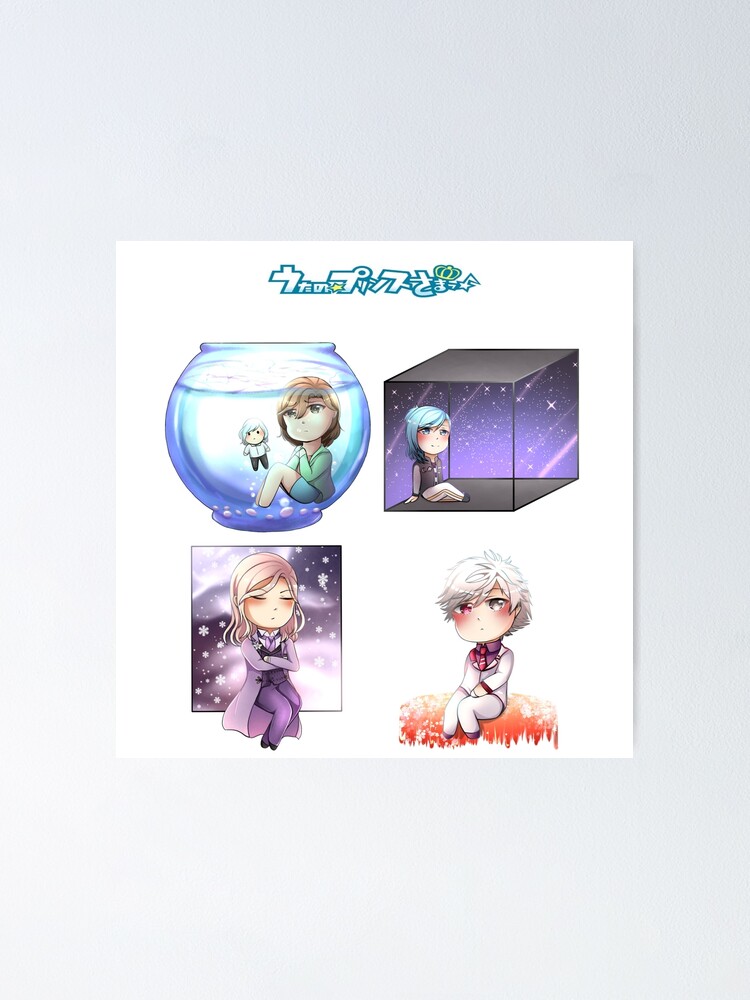 Uta No Prince Sama Quartet Night Collage Sticker More Poster By Hoshinekostore Redbubble