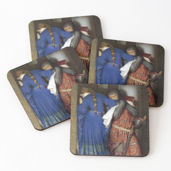 Item preview, Hellelil and Hildebrand, the Meeting on the Turret Stairs - Frederick William Burton - 1864 designed and sold by CJET.
