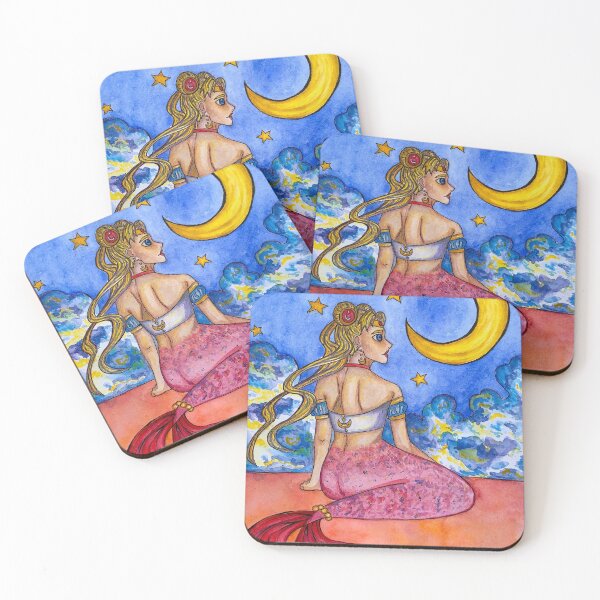 Item preview, Mermaid of the Moon designed and sold by cali-poppyseed.