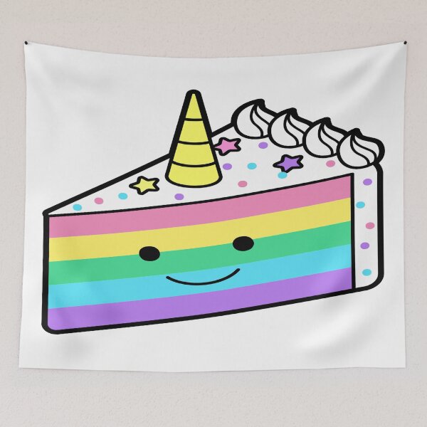 Item preview, Unicorn Birthday Cake designed and sold by TrueTrippyArts.