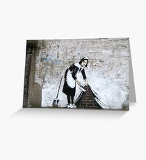 banksy-06 Greeting Card