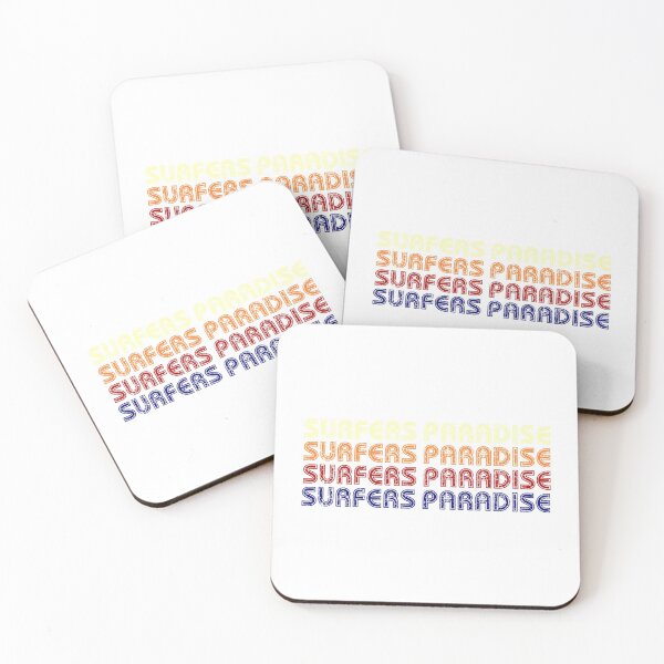 Item preview, Surfers Paradise, Queensland, Australia, in a Retro Font designed and sold by Kiwidom.