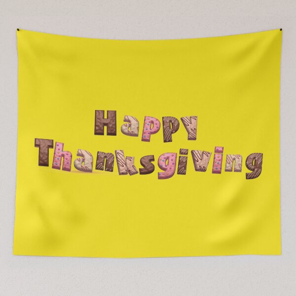 Item preview, HAPPY THANKSGIVING DONUTS! designed and sold by WordsmithNerd.