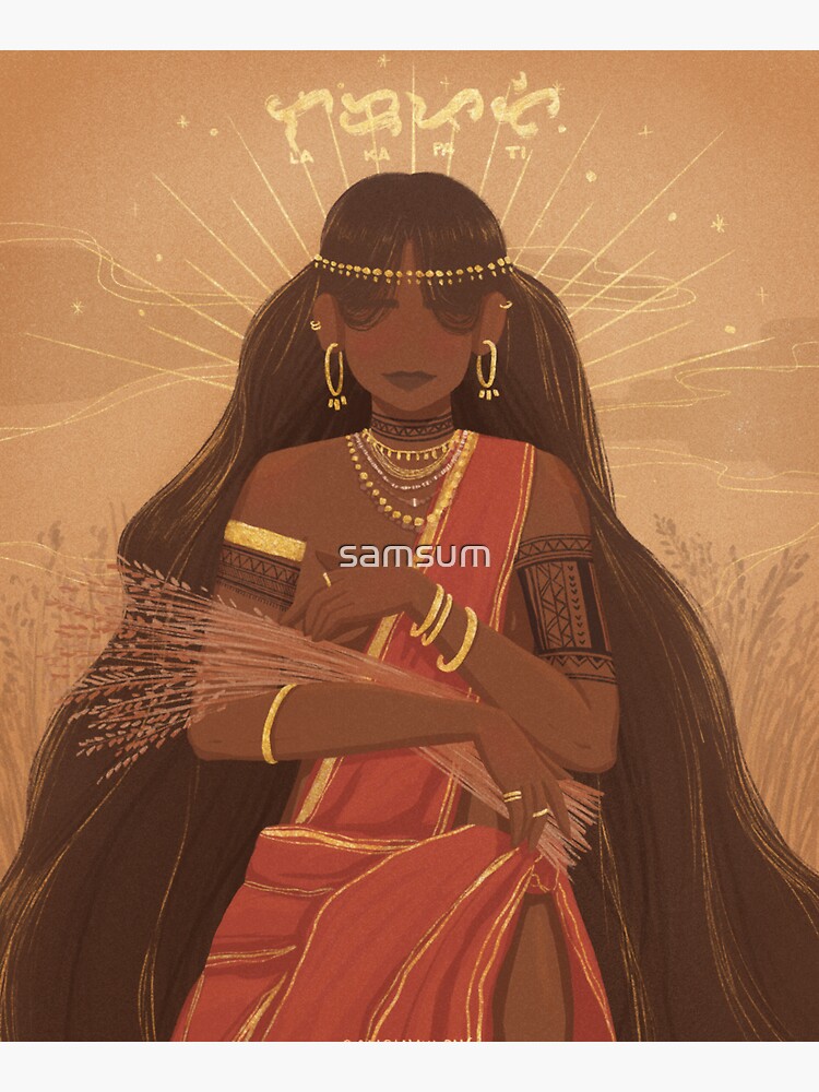 Lakapati | Hermaphrodite Goddess of Fertility and Agriculture by samsum