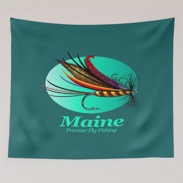 Item preview, Maine Fly Fishing (FSH) designed and sold by curranmorgan.