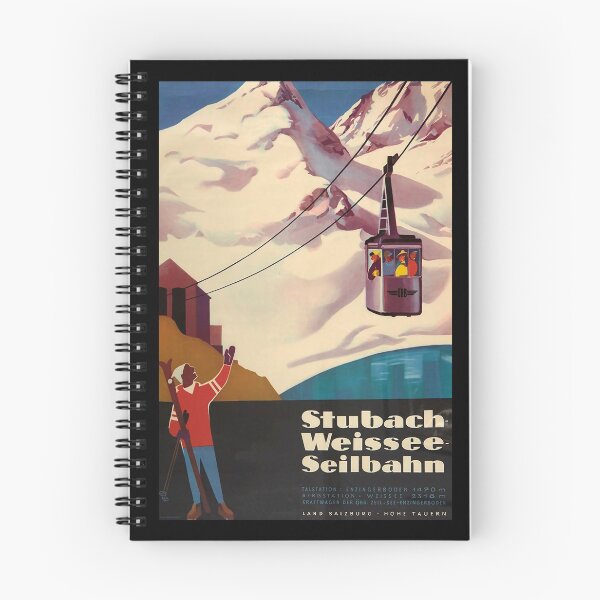 Artikelvorschau, Stuch Weisssee Seilbahn retro poster entworfen und verkauft von CorasPosters.