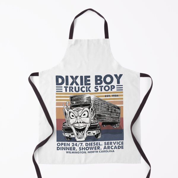 Item preview, Vintage Dixie boy truck stop Open 24/7 diesel service dinner shower arcade Wilmington north carolina Lavender Town designed and sold by JacobsRoss.