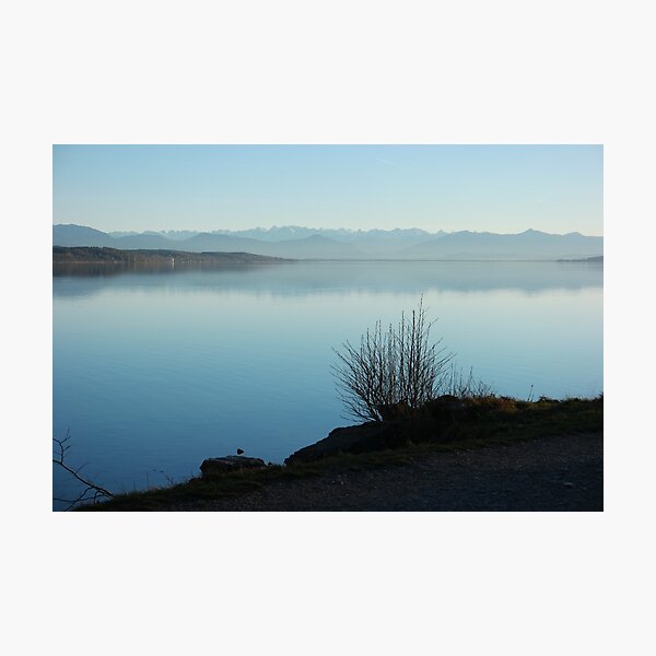 Lake Starnberg, Possenhofen, Photographic Print