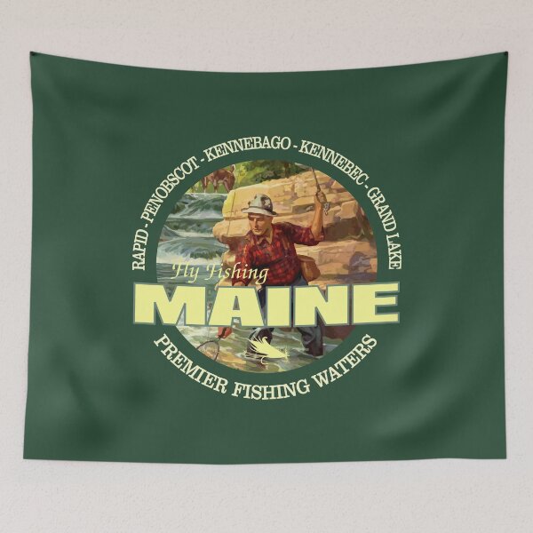 Item preview, Maine Fly Fishing (FSH) designed and sold by curranmorgan.