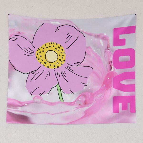 Item preview, Beautiful Lovely Pink Floral Design designed and sold by bobla25.