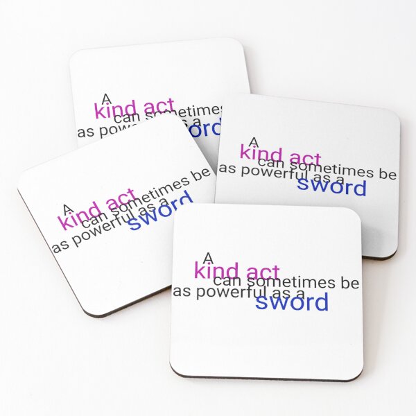 Item preview, A Kind Act Quote Battle of The Labyrinth designed and sold by Blujaydraws.