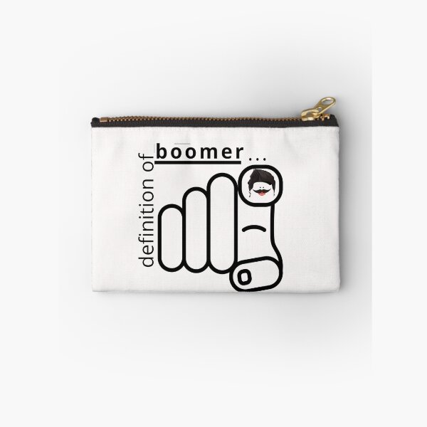 Item preview, Humorous boomer joke apparel "definition of boomer...!" with finger pointing designed and sold by AyeAyeBeans.
