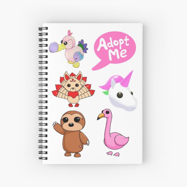 Roblox Adopt Me Spiral Notebooks Redbubble - roblox funnehcake adopt me pets