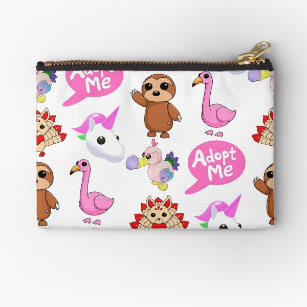Adopt Me Roblox Zipper Pouches Redbubble - gamergirl roblox adopt me by dreamcraft