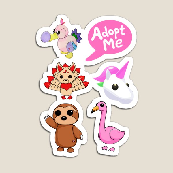 Adopt Me Pack Magnets Redbubble - roblox adopt me vampire outfit