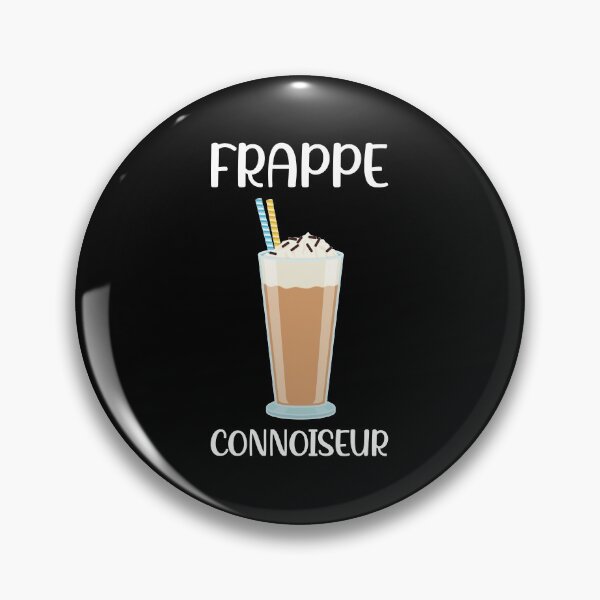Item preview, Greek Dalgona Coffee Frappe Connoiseur print designed and sold by jakehughes2015.