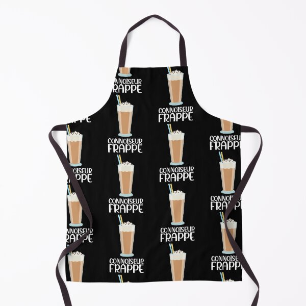 Item preview, Greek Dalgona Coffee Frappe Connoiseur print designed and sold by jakehughes2015.