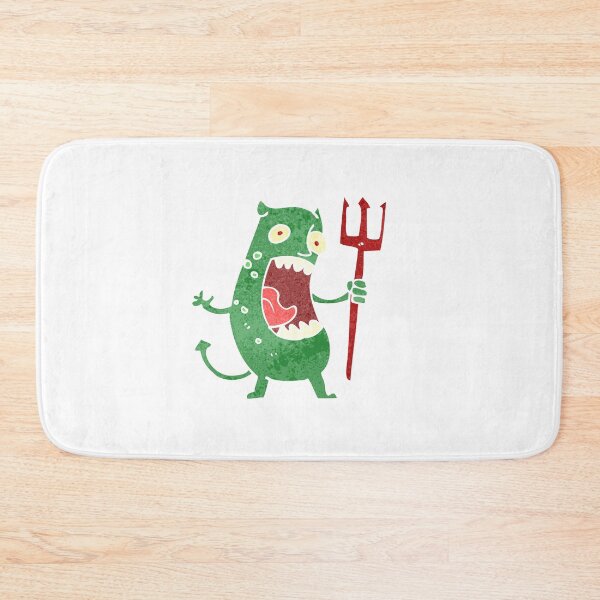 Item preview, Miss Yell-Alot Red Fork Green Monster designed and sold by wildflowerperks.