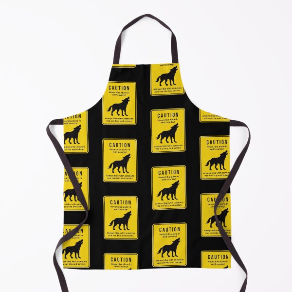 Item preview, Funny Don't Hike Alone in Wolf Country design designed and sold by jakehughes2015.
