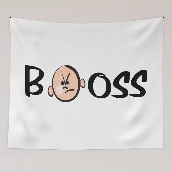Item preview, Boss Cute Angry Kid Art designed and sold by ProjectX23.