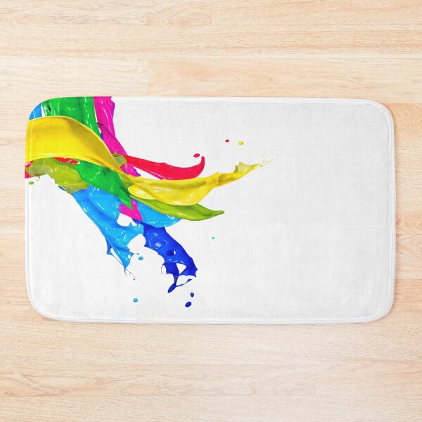 Item preview, RAINBOW POUR PAINT SPILL designed and sold by congohammer.