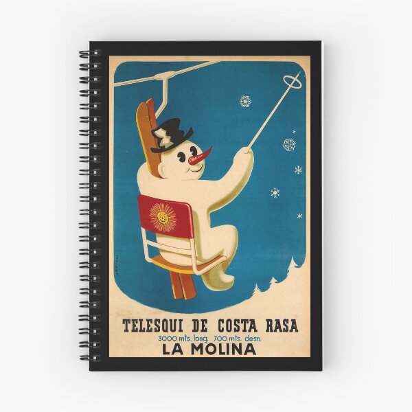Item preview, La Molina retro poster designed and sold by CorasPosters.