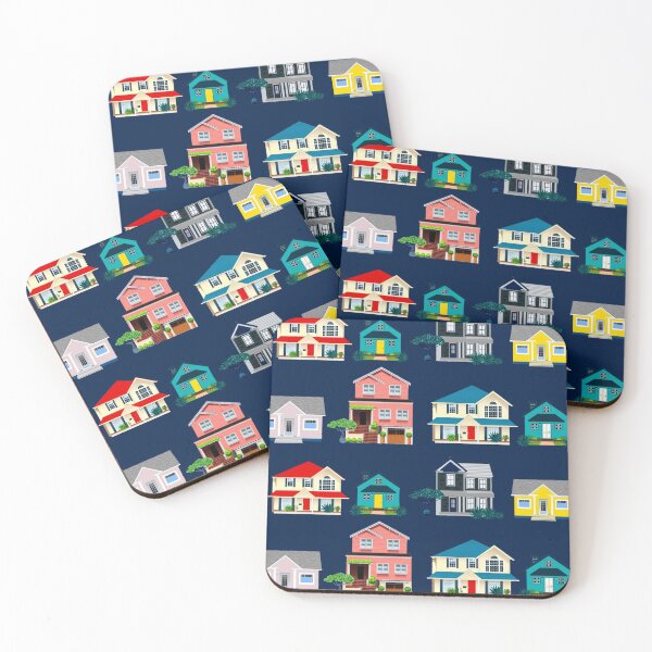 Item preview, Houses on Street designed and sold by MarcSabuncu.