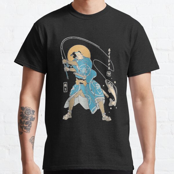 Funny-Samurai Fishing Lover-Gift Classic T-Shirt